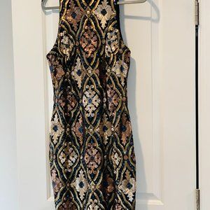 Sequined Cocktail Dress - Alexia Admore - XL